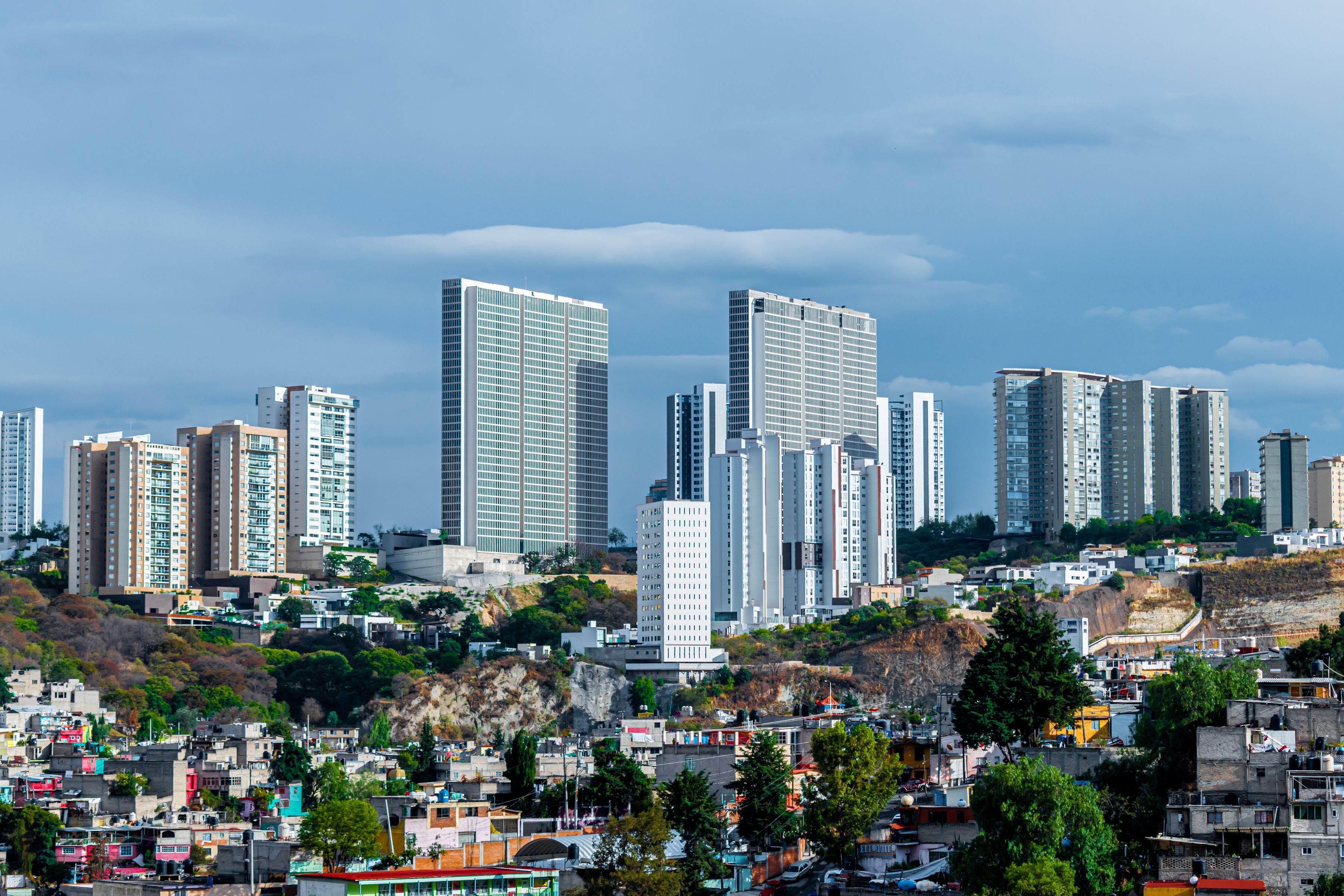 High-rise residential towers in Mexico City